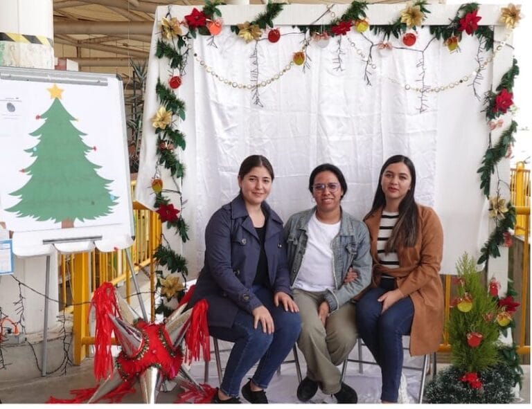 Dicembre 2023. Evento navideño de la central de abastos Viñedos San Marcos.